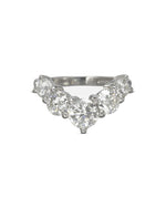 Wishbone Half Eternity Diamond Ring (2.2ct) Ring Pruden and Smith