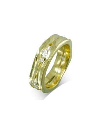 SALE ONE ONLY SIZE L Trap Yellow Gold Diamond Eternity Ring (6mm) Ring Pruden and Smith   