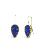 Lapis Lazuli Drop Earrings (25mm) Earrings Pruden and Smith   