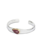 Polished Pink Tourmaline Cuff Bangle Bangle Pruden and Smith   