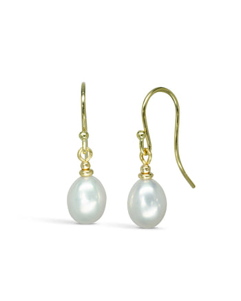 Simple Pearl Pendant & Drop Earrings Set Bundle Pruden and Smith   