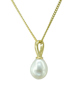 Simple Pearl Pendant & Drop Earrings Set Bundle Pruden and Smith   