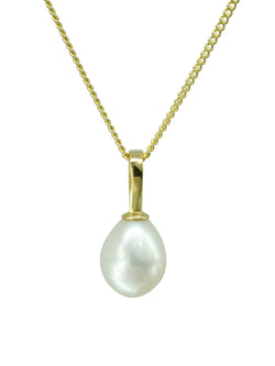 Simple Pearl Pendant & Drop Earrings Set Bundle Pruden and Smith   