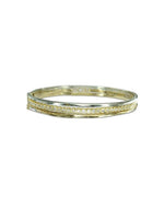 Bespoke Bangle 9ct Gold with Diamonds Bangle Pruden and Smith   