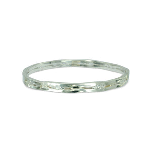 Trap Solid Silver and Diamond Bangle Bangle Pruden and Smith   