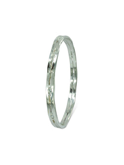 Trap Solid Silver and Diamond Bangle Bangle Pruden and Smith   