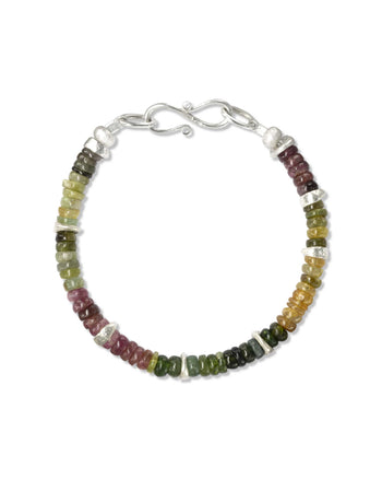 Silver Tourmaline Bracelet (Multi-Colour) Bracelet Pruden and Smith   