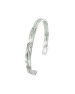 Trap Solid White Gold Diamond Bangle Bangle Pruden and Smith   