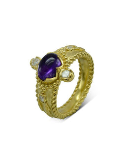 Bespoke Medieval Gold Ring Ring Pruden and Smith   