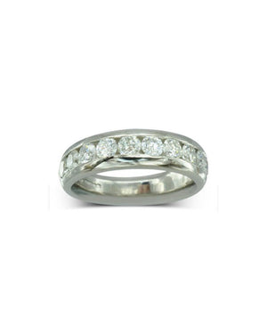 Court Round Brilliant Cut Diamond Full Eternity Ring (2ct) Ring Pruden and Smith   