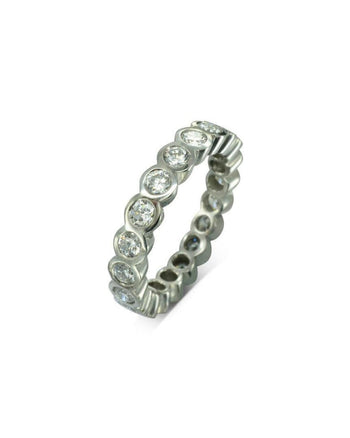 Tube Form Platinum Full Eternity Ring (2ct) Ring Pruden and Smith   