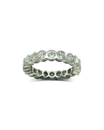 Tube Form Platinum Full Eternity Ring (2ct) Ring Pruden and Smith   