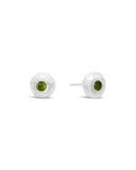 Nugget Studs with Green Tourmaline Earrings Pruden and Smith   