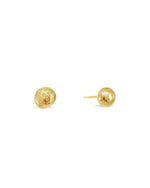 Nugget 9ct Yellow Gold Stud Earrings Earrings Pruden and Smith   