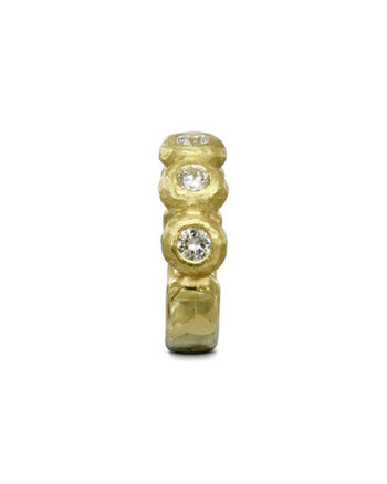 Nugget Yellow Gold Diamond Eternity Ring Ring Pruden and Smith   