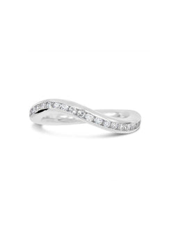 Spiky Platinum Shaped Eternity Ring Ring Pruden and Smith   