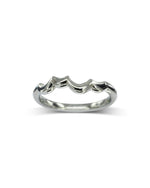 Platinum Shaped Wedding Ring Ring Pruden and Smith   