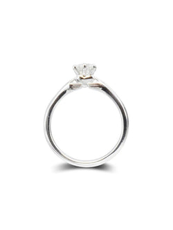 Platinum Diamond Claddagh Ring Ring Pruden and Smith   