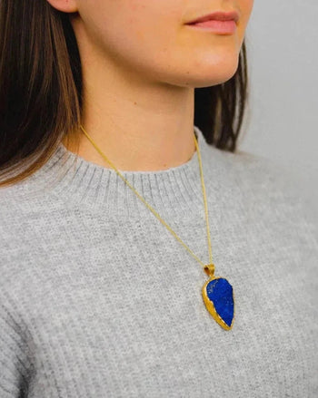 Lapis Lazuli Pendant (Large) Pendant Pruden and Smith   