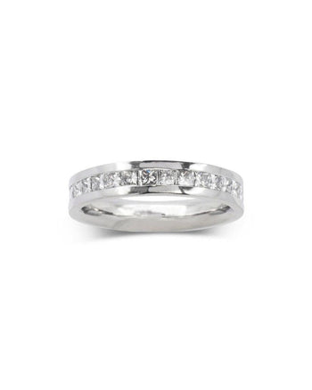 Princess Cut Channel Set Diamond Eternity Ring Ring Pruden and Smith   