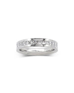 Princess Cut Channel Set Diamond Eternity Ring Ring Pruden and Smith   