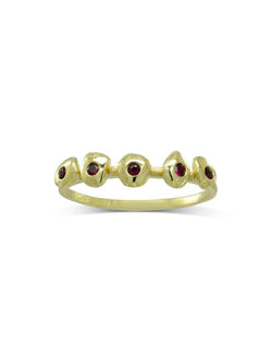 Pebble 9ct Yellow Gold Birthstone Ring Ring Pruden and Smith   