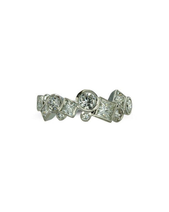 Water Bubbles Rocky Diamond Ring (Large) Ring Pruden and Smith   