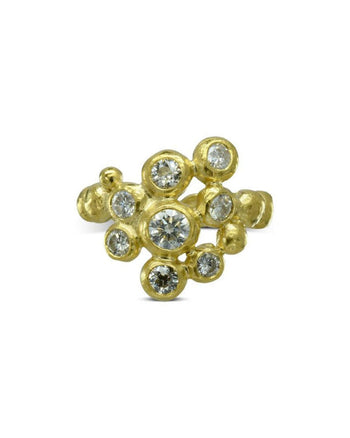 Nugget Diamond Cluster Ring Ring Pruden and Smith   