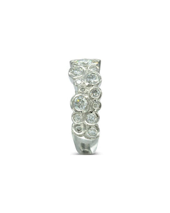 Water Bubbles Contemporary Diamond Eternity Ring Ring Pruden and Smith   