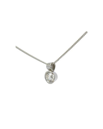 Simple Diamond Pendant Pendant Pruden and Smith   