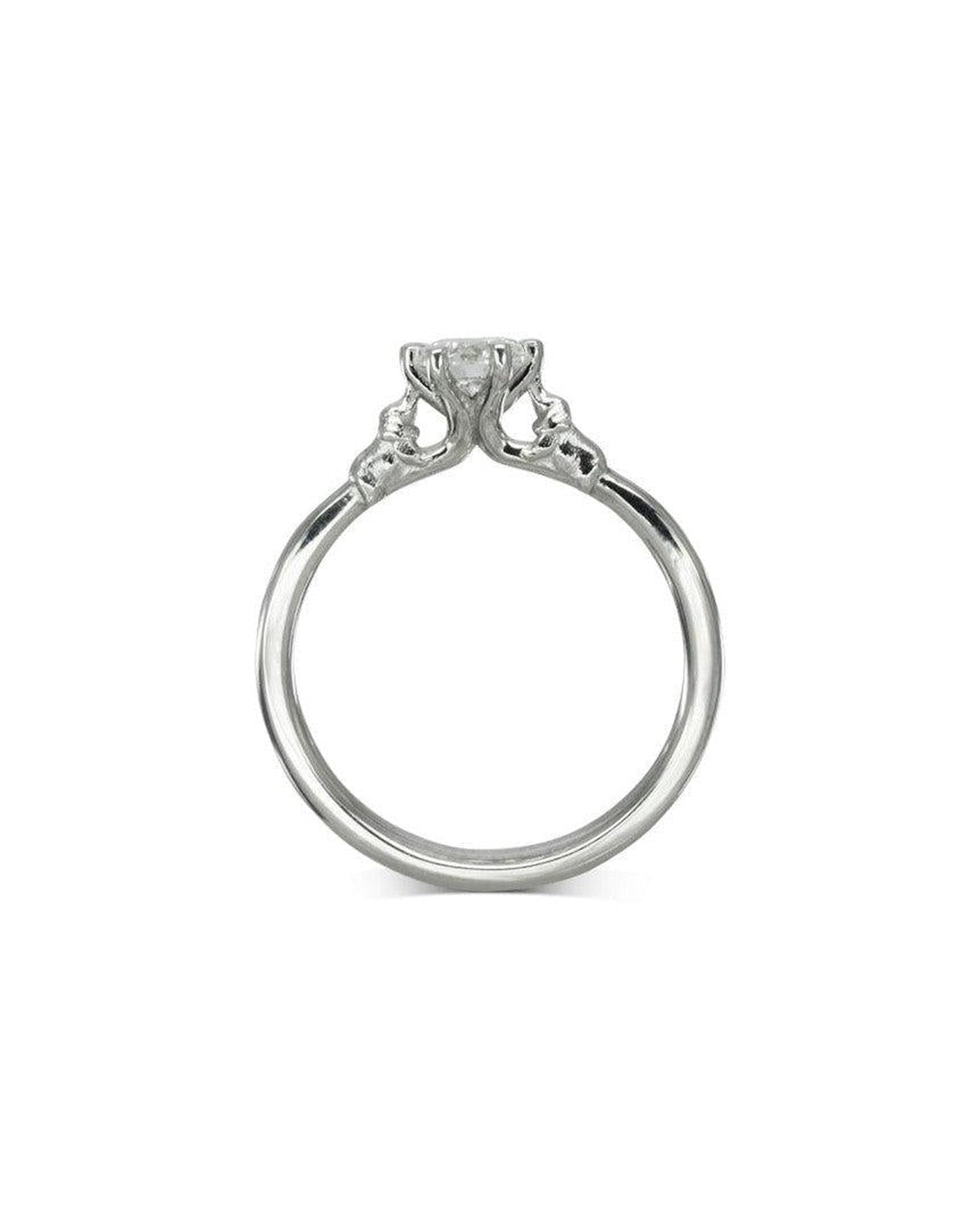 Elephant Motif Diamond Engagement Ring | Pruden and Smith