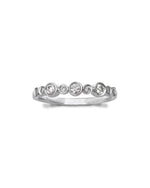 Alternating Diamond White Gold Ring Ring Pruden and Smith   