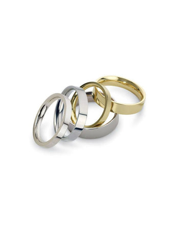 Flat Wedding Rings Ring Pruden and Smith   