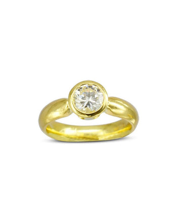 18ct Yellow Gold Solitaire Engagement Ring Ring Pruden and Smith   