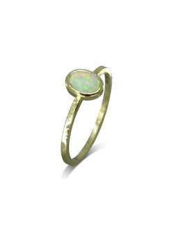 Opal 9ct Gold Stacking Ring Ring Pruden and Smith   