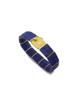 Lapis Lazuli Gold Bracelet Bracelet Pruden and Smith   