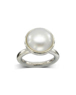 Mabe Pearl Stacking Ring (Large) Ring Pruden and Smith   