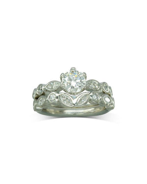 Marquise Diamond Shaped Wedding Ring Ring Pruden and Smith   