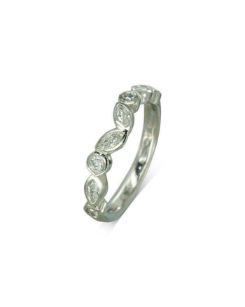 Marquise Diamond Shaped Wedding Ring Ring Pruden and Smith   