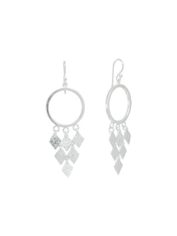 Chandelier Silver or Vermeil Gold Drop Earrings Earrings Pruden and Smith Silver  