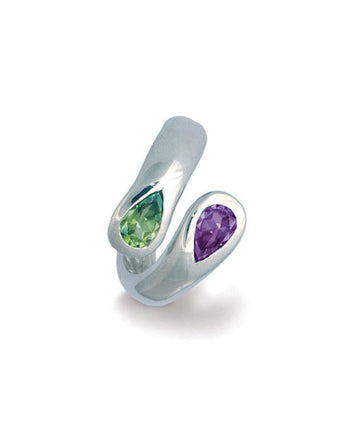 Moi et Toi Peridot and Amethyst Ring Ring Pruden and Smith   