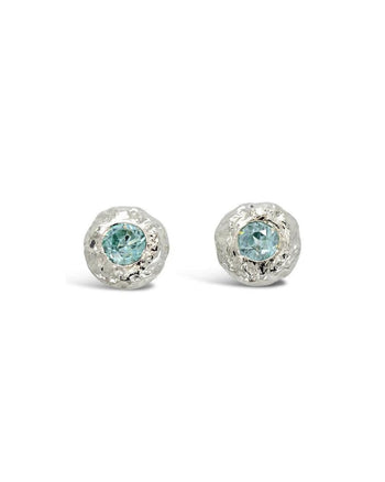 Nugget Gemstone Stud Earrings (12mm) Earrings Pruden and Smith   