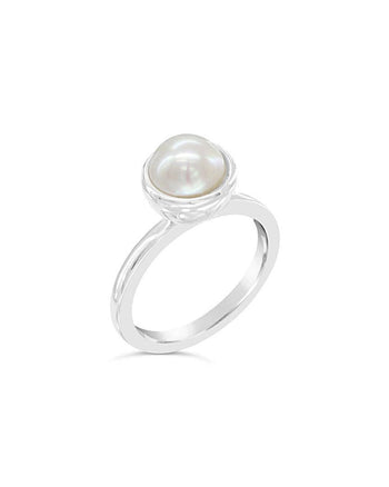 Pearl Gold Stacking Ring Set Ring Pruden and Smith   