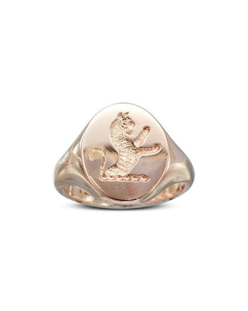 9ct Rose Gold Signet Ring Ring Pruden and Smith   