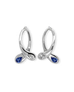 Moi Et Toi Sapphire and Diamond Drop Earrings Earrings Pruden and Smith   