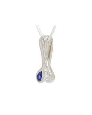 Moi Et Toi Sapphire and Diamond Pendant Pendant Pruden and Smith   