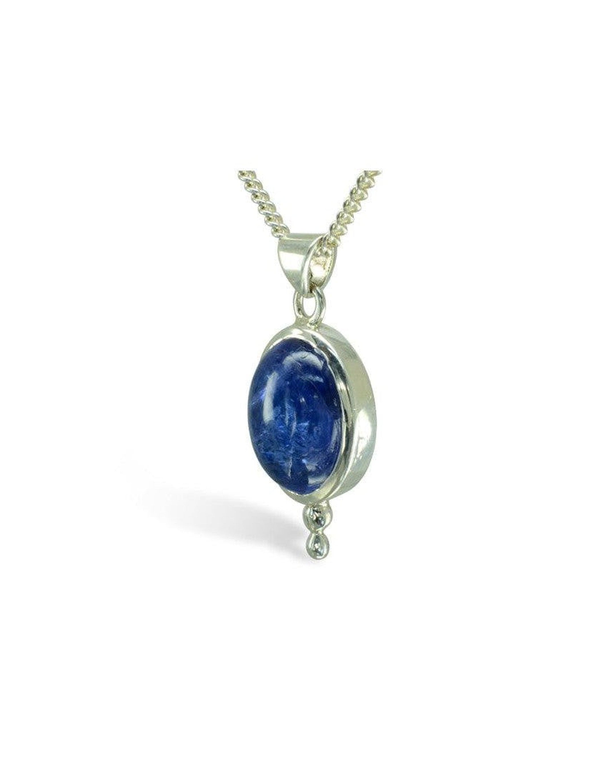 Silver tanzanite sale pendant