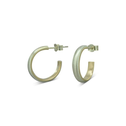 Two Tone Gold Mini Hoop Earrings Earrings Pruden and Smith   