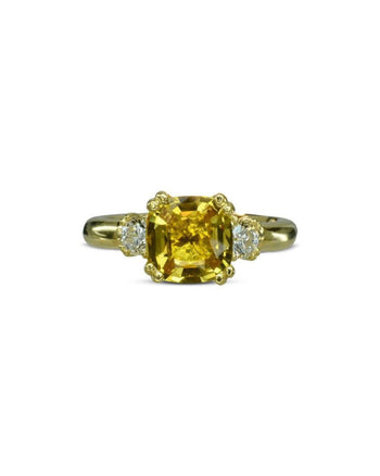 Yellow Sapphire Engagement Ring Ring Pruden and Smith   