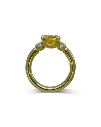 Yellow Sapphire Engagement Ring Ring Pruden and Smith   